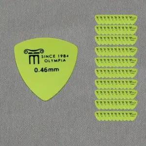 Cjf114 통기타피크 0.46mm 봉지(100개) 악기소품 연주용 연습 액세서리 디자인 기타용 악세사리