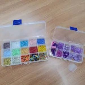 부품케이스 악세사리 15칸 비즈보관함 파츠케이스 투 부품케이스 파츠케이스 비즈보관함