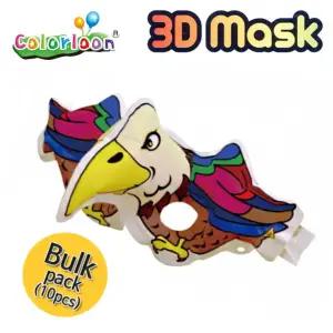 컬러룬 마스크 독수리 10개 유아 가면 풍선 이벤트