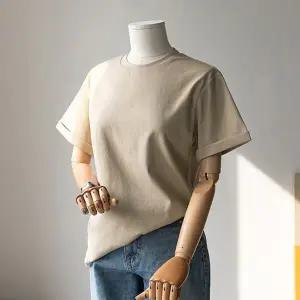 (안나앤모드) roll-up 스판 반팔티[티셔츠CSV71]