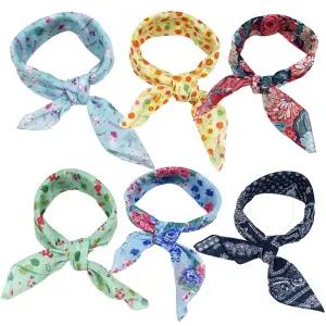 면 손수건 여성 가제 순면 스카프 간절기 두건 단체 쁘띠 목 등산 데일리 마운틴 인쇄