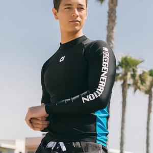 [아르고][ARGO]HERMOSA 남성 래쉬가드 상의(BK)