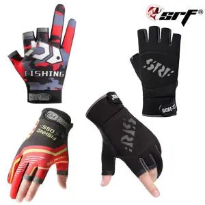 SRF 낚시 장갑 3컷 커팅 반장갑 낚시용 겨울 바다 루어 민물 선상 피싱 글러브 에깅 지깅 용품