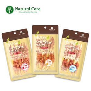네츄럴코어 콜라겐 미니돌돌 딸기 치즈 우유 3가지맛 9p 강아지 애견 간식 수제간식