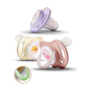 INB 야광 쪽쪽이 3개/1단계 2단계 노리개 공갈 젖꼭지 아기 출산준비물