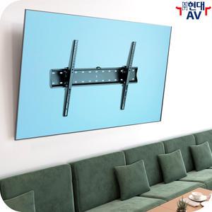 현대AV KL21G-46T 대형 TV 벽걸이 브라켓 거치대, 40kg/75인치 이내, 상하각도 조절 지원, 수평계 장착, 한글 설치안내서, 월마운트 LG 삼성 사이니지 지원