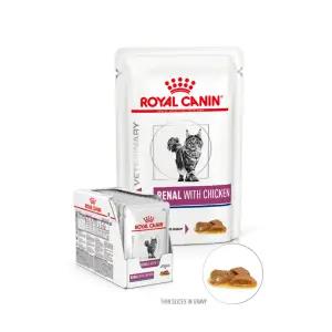 [라온펫동물병원]로얄캐닌 캣 레날 치킨 파우치 85g*12 CAT RENAL Chicken Pouch