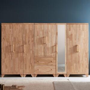 레시스 참죽나무 원목 옷장 장롱 장농 이불장 키큰장 이불 수납 틈새 서랍 전신 거울 드레스룸 가구