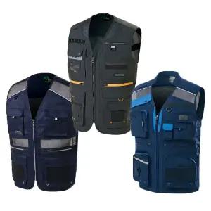 고급 망사 캠핑 작업 조끼 주머니 많은 다용도 VEST 여러가지