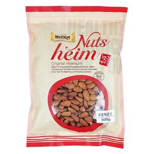 웰넛 구운아몬드 500g