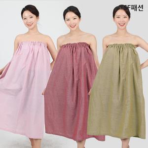 무지 밴딩형 마사지가운 피부미용가운