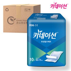 카네이션 위생매트 깔개매트 10매x10팩 (100매) 박스