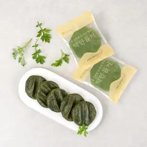 [마을기업싸리재]현미 쑥떡 만들기 [ 쑥개떡 반죽 100g 5봉지] 아침대용 떡재료