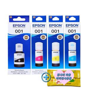 EPSON L6190 무한 프린터 충전 T03Y 001 검정 파랑 빨강 노랑 세트 잉크