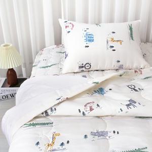 풍기인견 차렵이불 / 키즈 꽁냥꽁냥 기린 여름이불세트 (SS)