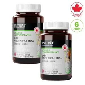비타민B 컴플렉스 밸런스 90정 X 2병 6개월분 고함량 수용성