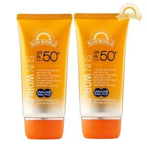 썬월드 수퍼 썬크림 80ml 2개 SPF50+PA+++ 워터프루프