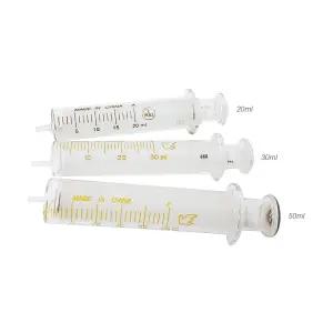 유리주사기 2cc 5cc 10cc 20cc 무침 주사기 (glass syringe)