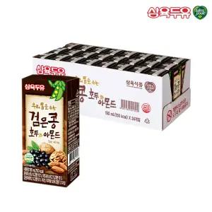 삼육두유 검은콩 호두와 아몬드 두유 190ml 24팩