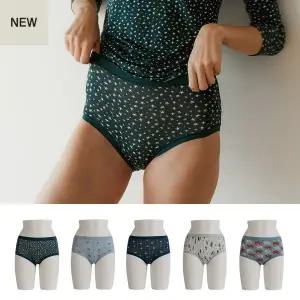 [라페어](김해점) 별 헤는 밤 인견 나염 팬티 5종 컬렉션 LWWFW243