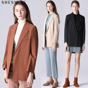 [쉬즈미스] 스티치 사이드 슬릿 자켓