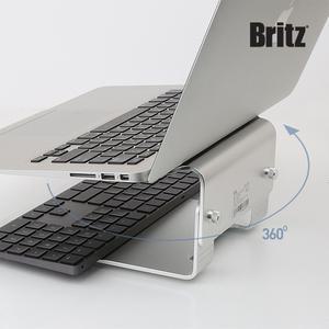 브리츠 BA-AMK1 알루미늄 노트북 거치대 받침대 높이조절