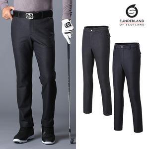 선덜랜드 프린트 남성 기모 본딩 골프바지- 16041PT11