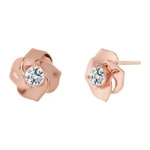 14K 귀걸이 핀 침 금귀걸이 루이 플라워 귀걸이