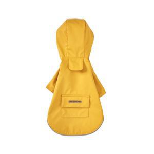 딩동펫 뒷포켓 방수 우비 M 옐로우, 1개