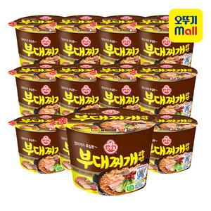 [본사직영][1BOX] 오뚜기 부대찌개라면 큰컵 115g, 12개