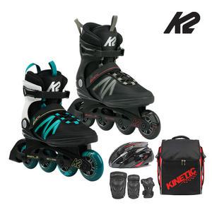 /[K2] 키네틱80카키/블랙오션 성인 인라인스케이트 가방보호대헬멧 [풀]