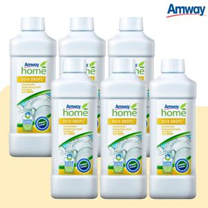 암웨이 주방세제 디쉬 드랍스 바이오퀘스트 식기 세정제 1L 6개