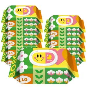 보솜이 액션플레이 아기물티슈 캡형 70매 10팩