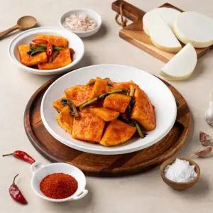 [보성녹차김치]석박지 10kg 전라도 보성엔 녹차 섞박지 무 나박 김치