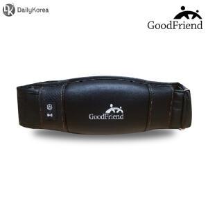 굿프렌드 복부 마사지기 MH-M11 블랙 온열 진동 뱃살 강타 허리 D