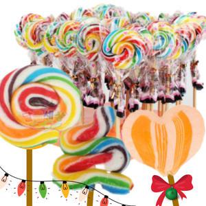롤리팝 25g x 40개입 회오리 / 무지개트리 / 하트 모양 알록달록 여러가지 과일맛 막대사탕