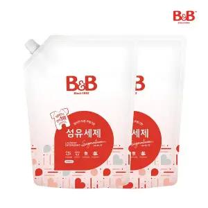 [비앤비]유아 섬유 세탁세제 시그니처 리필형 1500ml X2개