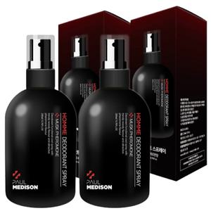 폴메디슨 남성용 옴므 데오드란트 스프레이 머스크페로몬향 200ml 2개