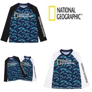 [내셔널지오그래픽키즈](타임스퀘어점패션관) 빅 로고 패턴 래쉬가드 N202KRG450