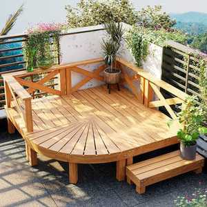 야외 평상 테이블 들마루 원목 마당 정자 캠핑장 옥상