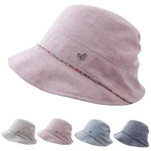 [navid1]크레마 린넨 벙거지 시원한 여름 엄마 중년 여성 할머니 챙모자/BB50