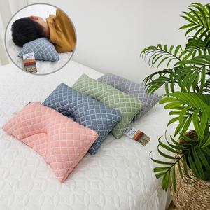 데코빙 천연 분쇄 라텍스 냉감베개 거북목 일자목 목디스크 목이편한 경추베개 4colors