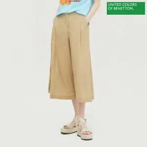 [베네통]베네통 모쏘 트임 와이드 팬츠 BAPTA6431_BG