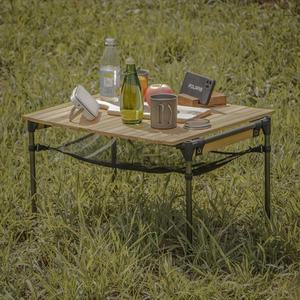 폴라리스 경량 우드 롤 테이블 (뱀부), 1개