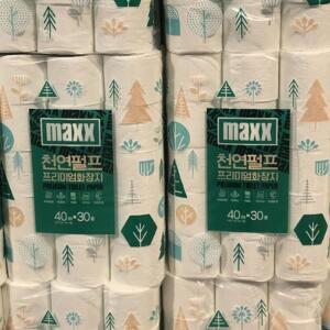 맥스 프리미엄 화장지 40m x 30롤 x 2개