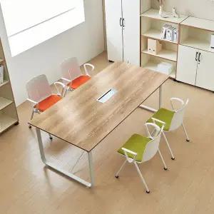 [티에스퍼니처] 데임 B형 LPM 회의테이블 타공 1800x900