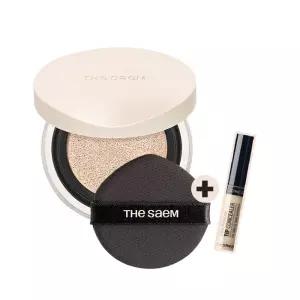 더샘 커버 퍼펙션 컨실러쿠션 리뉴 (본품+리필)+팁컨실러미니 1종 촉촉한