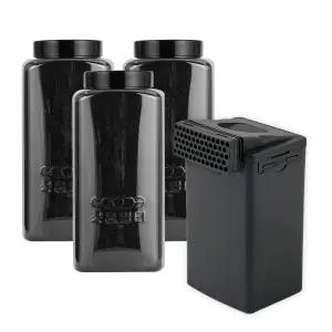 정품 에코체 활성탄 리필 3개 + 하우징필터 1개 ECC-800/ECC-888 전용