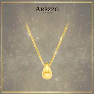 14K 골드 볼륨 티어 목걸이