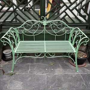 야외벤치 빈티지 철제 발코니 의자 펜션 정원 벤치의자